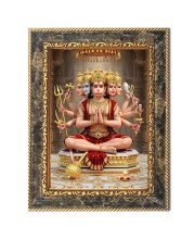 Lord Hanuman Digital Print Photo 10.7x12.7 inches (I6033) - Vibrant Religious Wall Art for Home or Office Decor.