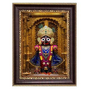 Jai Jagannath Digital Print Photo 8.7x10.7 inches (I6106) - Vibrant Religious Wall Art for Home or Office Decor.