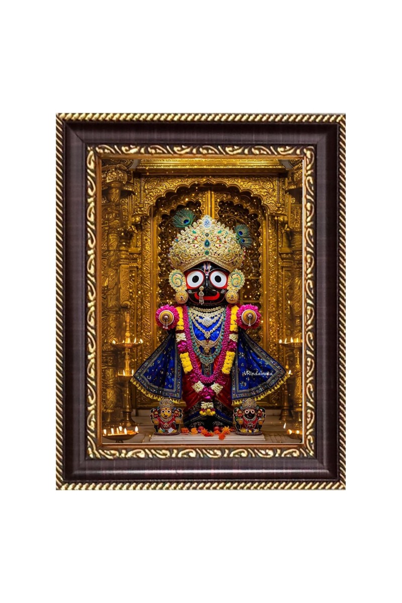 Jai Jagannath Digital Print Photo 14.7x16.7 inches (I6106) - Vibrant Religious Wall Art for Home or Office Decor.