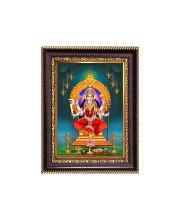 Sri Maa Durga Digital Print Photo 6.7x8.7 inches - Vibrant Religious Wall Art for Home, Office and Temple Decor.