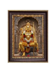 Jai Shree Ram Digital Print Photo 6.7x8.7 inches (I6006) - Vibrant Religious Wall Art for Home or Office Decor.