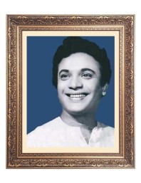 Sri Uttam Kumar Big Photo Frame - 18x22 Inches for Home & Office Decoration