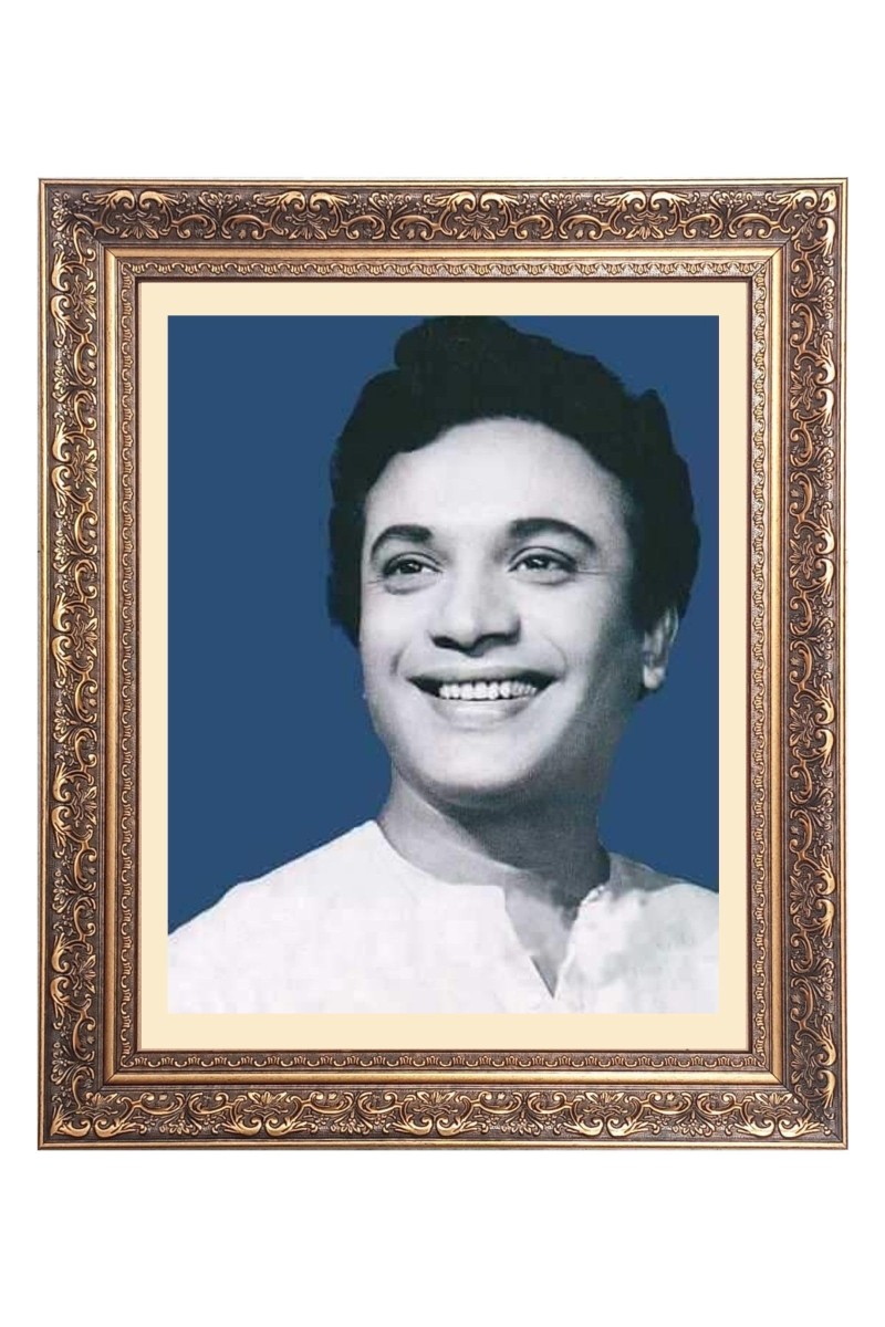 Sri Uttam Kumar Big Photo Frame - 24x28 Inches for Home & Office Decoration