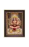 Lord Bajrang Bali Digital Print Photo 14.7x16.7 inches (I6034) - Vibrant Religious Wall Art for Home or Office Decor.