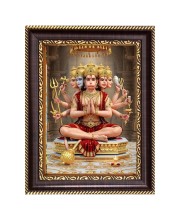 Lord Bajrang Bali Digital Print Photo 10.7x12.7 inches (I6034) - Vibrant Religious Wall Art for Home or Office Decor.