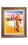 Swami Vibekananda Big Photo Frame - 22x26 Inches for Home & Office Decoration