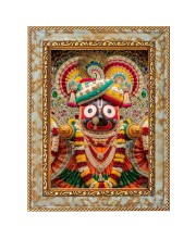 Jai Jagannath Digital Print Photo 10.7x12.7 inches (I6036) - Vibrant Religious Wall Art for Home or Office Decor.