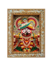 Jai Jagannath Digital Print Photo 14.7x16.7 inches (I6036) - Vibrant Religious Wall Art for Home or Office Decor.