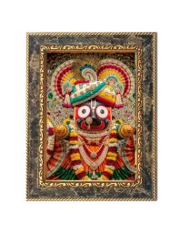 Jai Jagannath Digital Print Photo 6.7x8.7 inches - Vibrant Religious Wall Art for Home or Office Decor.