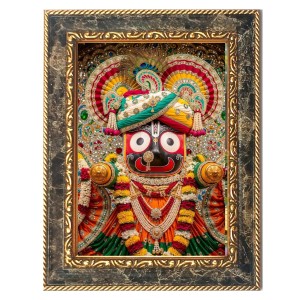 Jai Jagannath Digital Print Photo 6.7x8.7 inches - Vibrant Religious Wall Art for Home or Office Decor.