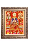 Mata Lakshmi (Laxmi) Big Photo Frame - 18x22 Inches for Home & Office Decoration