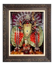 Dakshineswar Kali Big Photo Frame - 16x20 Inches for Home & Office Decoration