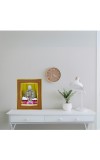 Sri Ramakrishna Paramahamsa Photo Frame 10x14 Inches-Brown Wooden Frame For Home, Office & Temple Decoration And Gifting (F6410)
