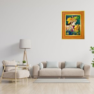 Radha Krishna Photo Frame 14x18 Inches-Brown Wooden Frame For Home, Office & Temple Decoration And Gifting (F6435) Radha Krishna Photo Frame 14x18 Inches-Brown Wooden Frame For Home, Office & Temple Decoration And Gifting (F6435)
