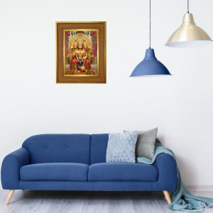 Lord Bajrang Bali Photo Frame 12x16 Inches-Brown Wooden Frame For Home, Office & Temple Decoration And Gifting (F6388) Lord Bajrang Bali Photo Frame 12x16 Inches-Brown Wooden Frame For Home, Office & Temple Decoration And Gifting (F6388)