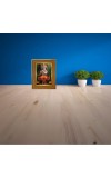 Divine Little Krishna Photo Frame 10x14 Inches-Brown Wooden Frame For Home, Office & Temple Decoration And Gifting (F6386)