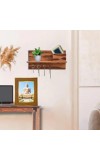 Bodh Gaya Photo Frame 10x14 Inches-Brown Wooden Frame For Home, Office & Temple Decoration And Gifting (F6349)
