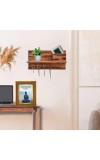 Lord Buddha Photo Frame 16x20 Inches-Brown Wooden Frame For Home, Office & Temple Decoration And Gifting (F6346)