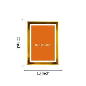 Tripura Sundari Golden Photo Frame - 18x22 Inches | Elegant Wooden Frame For Home, Office & Temple Decoration | Spiritual Wall & Table Decor And Gift Item (F9704) Tripura Sundari Golden Photo Frame - 18x22 Inches | Elegant Wooden Frame For Home, Office & Temple Decoration | Spiritual Wall & Table Decor And Gift Item (F9704)