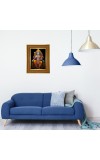 Shree Raam Photo Frame 10x14 Inches-Brown Wooden Frame For Home, Office & Temple Decoration And Gifting (F6393)