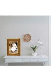 Sri Sarada Devi Photo Frame 10x14 Inches-Brown Wooden Frame For Home, Office & Temple Decoration And Gifting (F6409)