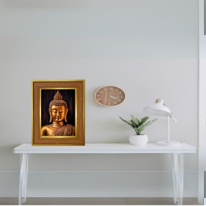Lord Buddha Photo Frame 14x18 Inches-Brown Wooden Frame For Home, Office & Temple Decoration And Gifting (F6255) Lord Buddha Photo Frame 14x18 Inches-Brown Wooden Frame For Home, Office & Temple Decoration And Gifting (F6255)