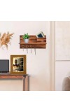 Gautam Buddha Photo Frame 10x14 Inches-Brown Wooden Frame For Home, Office & Temple Decoration And Gifting (F6333)