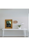 Lord Buddha Photo Frame 16x20 Inches-Brown Wooden Frame For Home, Office & Temple Decoration And Gifting (F6309)