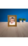 Mirra Alfassa Photo Frame 10x14 Inches-Brown Wooden Frame For Home, Office & Temple Decoration And Gifting (F6368)