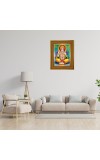 Lord Hanuman Photo Frame 16x20 Inches-Brown Wooden Frame For Home, Office & Temple Decoration And Gifting (F6362)