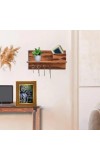 Lord Buddha Photo Frame 16x20 Inches-Brown Wooden Frame For Home, Office & Temple Decoration And Gifting (F6338)