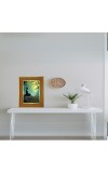 Buddha Photo Frame 10x14 Inches-Brown Wooden Frame For Home, Office & Temple Decoration And Gifting (F6324)
