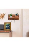 Lord Buddha Photo Frame 10x14 Inches-Brown Wooden Frame For Home, Office & Temple Decoration And Gifting (F6297)