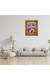 Lord Hanuman Photo Frame 18x22 Inches-Brown Wooden Frame For Home, Office & Temple Decoration And Gifting (F6360)