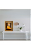 Guru Nanak Dev Ji Photo Frame 10x14 Inches-Brown Wooden Frame For Home, Office & Temple Decoration And Gifting (F6249)