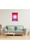 Namaste Gesture Golden Photo Frame - 10x14 Inches | Elegant Wooden Frame For Home, Office & Temple Decoration | Spiritual Wall & Table Decor and Gift Item