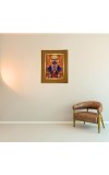 Lord Jaganaath Photo Frame 14x18 Inches-Brown Wooden Frame For Home, Office & Temple Decoration And Gifting (F6245)