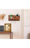 Lord Buddha Photo Frame 16x20 Inches-Brown Wooden Frame For Home, Office & Temple Decoration And Gifting (F6340)