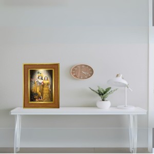 Lord Radha And Krishna Photo Frame 10x14 Inches-Brown Wooden Frame For Home, Office & Temple Decoration And Gifting (F6253) Lord Radha And Krishna Photo Frame 10x14 Inches-Brown Wooden Frame For Home, Office & Temple Decoration And Gifting (F6253)
