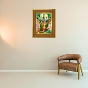 Sri Sathya Narayana Swami Photo Frame 14x18 Inches-Brown Wooden Frame For Home, Office & Temple Decoration And Gifting (F6236) Sri Sathya Narayana Swami Photo Frame 14x18 Inches-Brown Wooden Frame For Home, Office & Temple Decoration And Gifting (F6236)