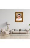 Mirra Alfassa Photo Frame 10x14 Inches-Brown Wooden Frame For Home, Office & Temple Decoration And Gifting (F6368)