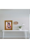 Bal Murali Krishna Photo Frame 10x14 Inches-Brown Wooden Frame For Home, Office & Temple Decoration And Gifting (F6277)