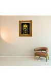 Bala Tripura Sundari Photo Frame 10x14 Inches-Brown Wooden Frame For Home, Office & Temple Decoration And Gifting (F6234)