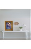 Lord Shiva Photo Frame 16x20 Inches-Brown Wooden Frame For Home, Office & Temple Decoration And Gifting (F6272)