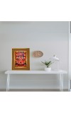 Swami Jaganaath Photo Frame 10x14 Inches-Brown Wooden Frame For Home, Office & Temple Decoration And Gifting (F6258)