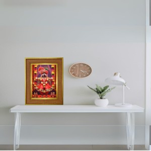 Swami Jagannath Photo Frame 10x14 Inches-Brown Wooden Frame For Home, Office & Temple Decoration And Gifting (F6258) Swami Jagannath Photo Frame 10x14 Inches-Brown Wooden Frame For Home, Office & Temple Decoration And Gifting (F6258)