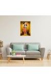 Divine Krishna Golden Photo Frame - 12x16 Inches | Elegant Wooden Frame For Home, Office & Temple Decoration | Spiritual Wall & Table Decor And Gift Item (F9814)