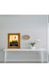 Buddha Photo Frame 16x20 Inches-Brown Wooden Frame For Home, Office & Temple Decoration And Gifting (F6322)
