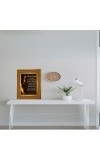 Lord Buddha Photo Frame 16x20 Inches-Brown Wooden Frame For Home, Office & Temple Decoration And Gifting (F6308)
