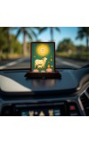 Car Desk/Table Top Gomatha Wooden Photo Stand 3x4 Inches, Compact & Stylish Spiritual Display For Car, Home & Office (Pack Of 1) (F14550)